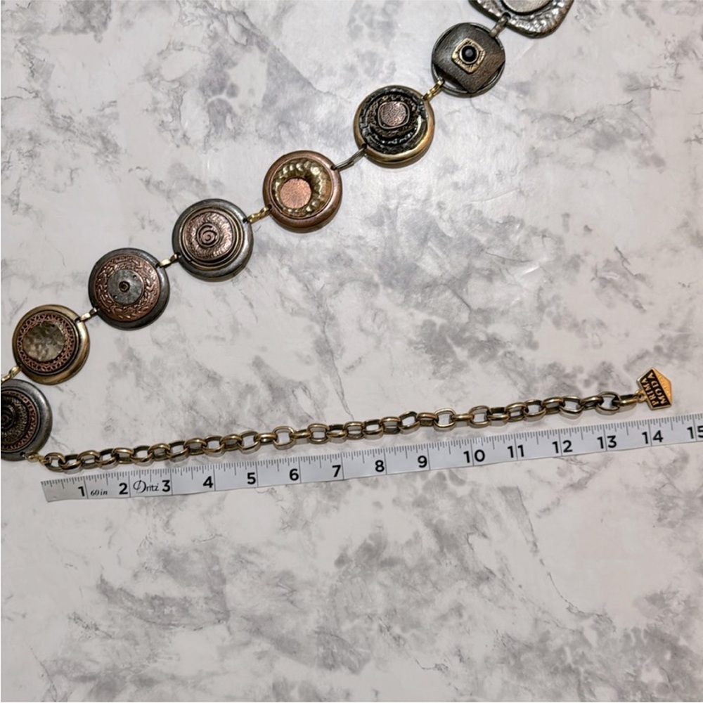 Mixed Metal Belt made in Italy! - Picture 6 of 8